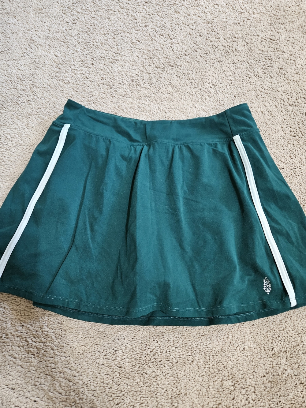 Free People Movement Athletic Women's Tennis Skort with White Trim - Green